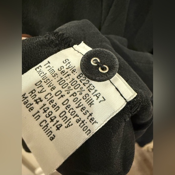 Johnny Was Silk Black Embroidery Tunic - Picture 11 of 11